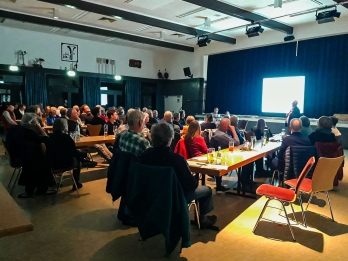 Die Veranstaltung war gut besucht (ca. 50-60 Personen)